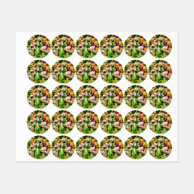 Étiquettes Salade mixte (Feuille)
