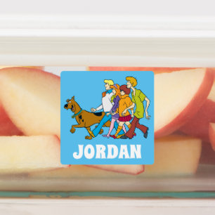 Étiquettes Scooby-Doo Bande entière 18 Ajouter Votre Nom