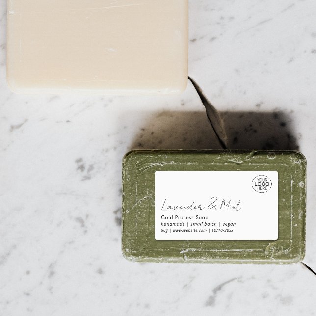 Étiquettes Script Minimal Ajoutez Votre Logo Produit de Beaut (Minimal Add Your Logo Script Beauty Product Labels)