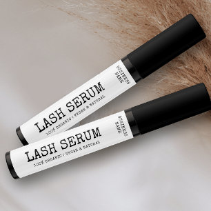 Étiquettes Sérum Mascara Rustique Simple Lash Envelopper