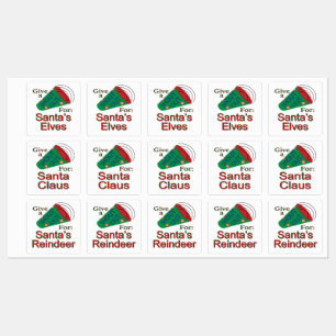 Étiquettes Shout Out pour Père Noël, Elfes & Reindeer