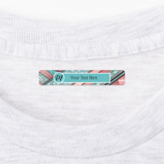 Étiquettes Silken Stripes ensemble de 96 Rectangle personnali