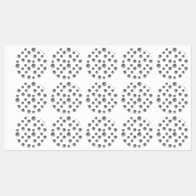 Étiquettes Silver Gift Boxes Elegant Holiday Premium Party (Feuille)