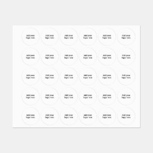 Étiquettes Simple élégant minimaliste ajoutez votre texte cla