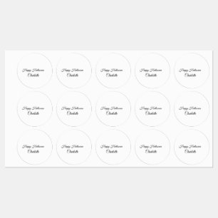 Étiquettes SIMPLE MINIMAL.CUTIE AJOUTEZ NOM BÉBÉ joyeux Hallo