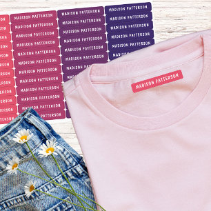 Étiquettes Simple Personnalisé Moderne Personnalisé Nom Vêtem