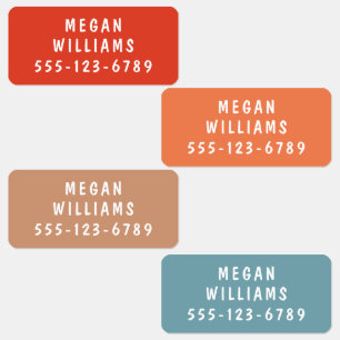 Étiquettes Simple Personnalisé Moderne Personnalisé Nom Vêtem