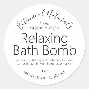 Étiquettes simples de bombe faite main