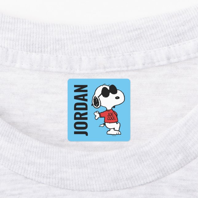 Étiquettes Snoopy "Joe Cool" debout (Apposé)