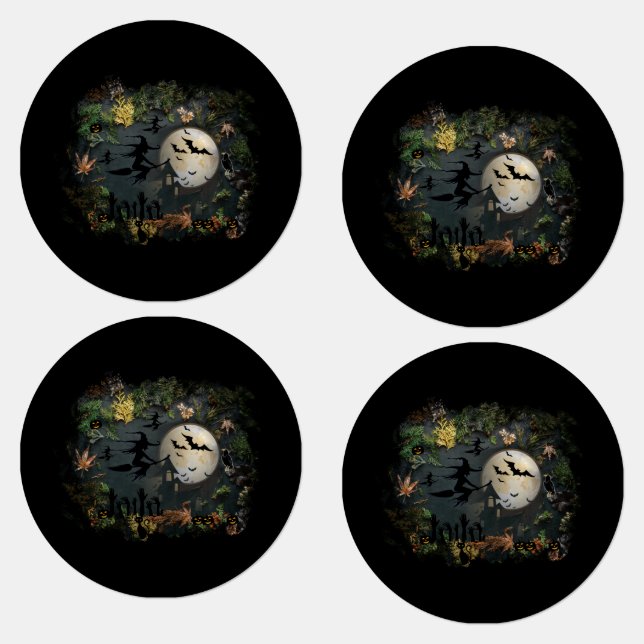 Étiquettes Soirée de Witch (Groupe)