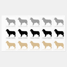 Sticleur en silhouette de chien berger australien