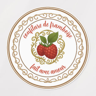 Étiquettes Sweet Rhubarb & Strawberry – Natural Artisan Label