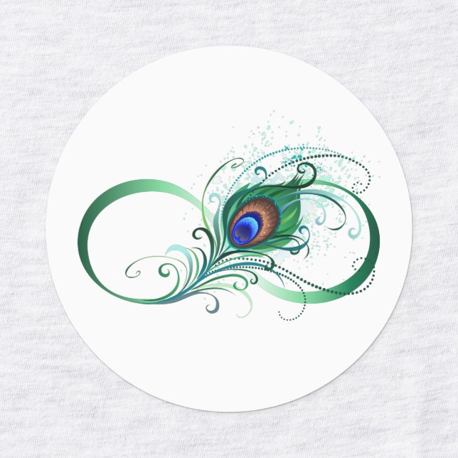 Étiquettes Symbole de l'Infinity (Design 1)
