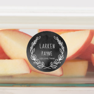 Étiquettes Tableau de courroie rustique enfants nom imperméab