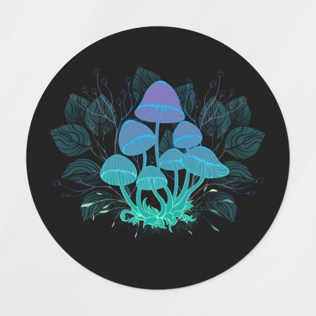 Étiquettes Tabourets dans Bushes (Design 1)