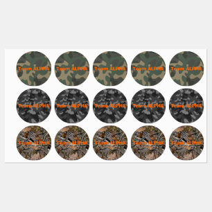 Étiquettes Tags Camo Team, Mignonne Pour Les Parties & Événem