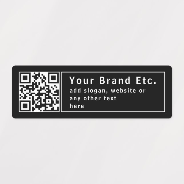 Étiquettes Téléchargez votre code QR ou logo | Imperméable mo (Design 5)