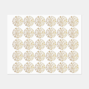 Étiquettes Texture d'huile de marbre d'or