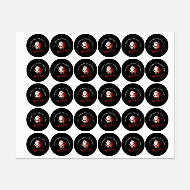 Étiquettes The Christmas Delivery Team (Feuille)