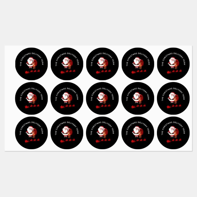 Étiquettes The Christmas Delivery Team (Feuille)