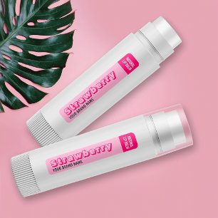 Étiquettes Trendy Hot Rose Girly Lip Gloss 5,5g Lip Balm Tube