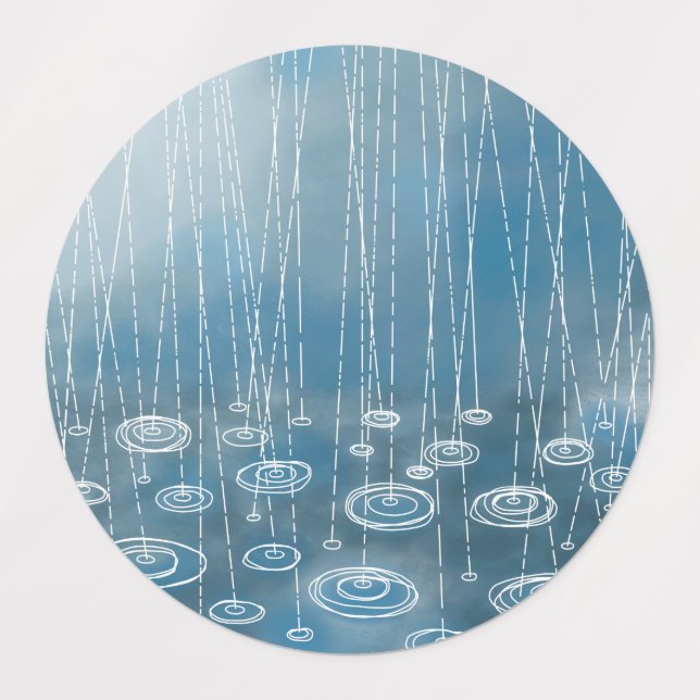 Étiquettes Un autre jour pluvieux (Design 1)