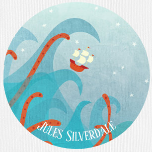 Étiquettes Un mauvais jour pour les marins Nom personnalisé