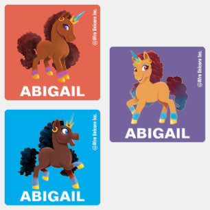 Étiquettes Unique la licorne debout Fière