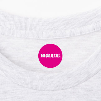 Étiquettes Vêtements avec nom personnalisé