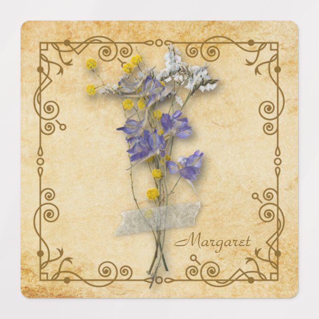 Étiquettes Vintage Beautiful Beige (Design 1)