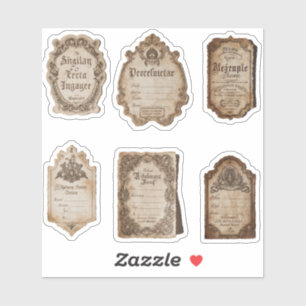 Étiquettes vintage Scrapbook Junk Journal 