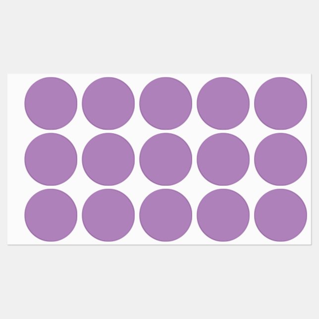 Étiquettes violette africaine  (uni)  (Feuille)