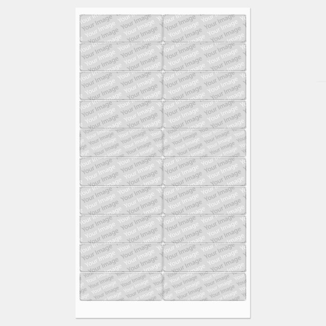 Étiquettes Votre image (Feuille)