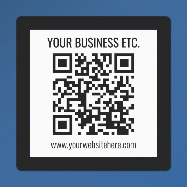 Étiquettes Votre nom d'entreprise et votre code QR modifié (Créateur téléchargé)