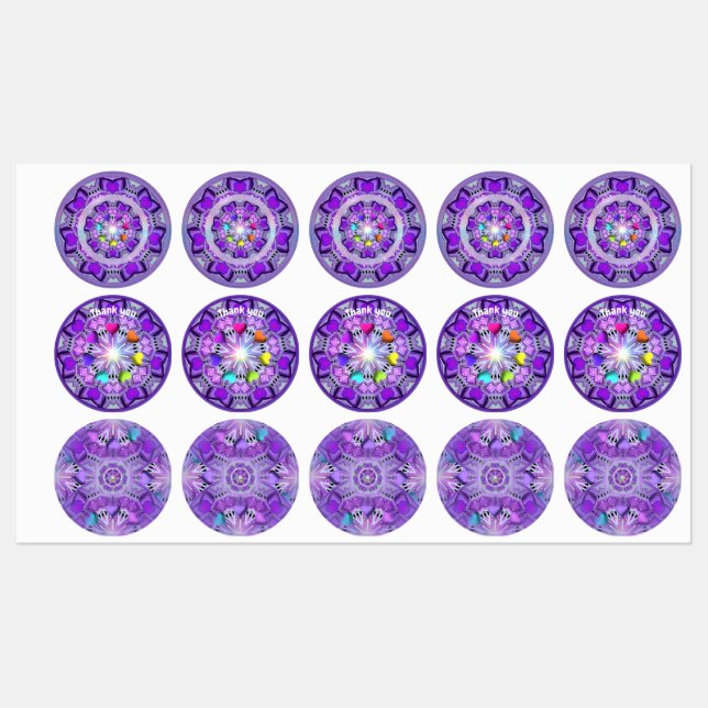 Étiquettes W2 pourpre (Feuille)