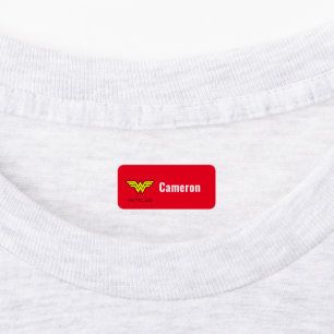Étiquettes Wonder Woman   Logo classique