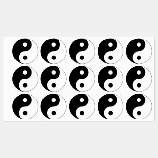 Étiquettes Yin Yang