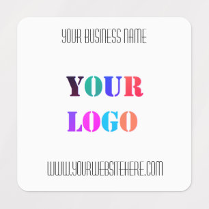 Étiquettes Your Logo Name Site web Promotional Personalized
