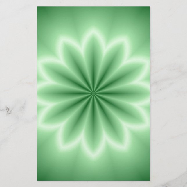 Étoile Abstraite verte (Devant)