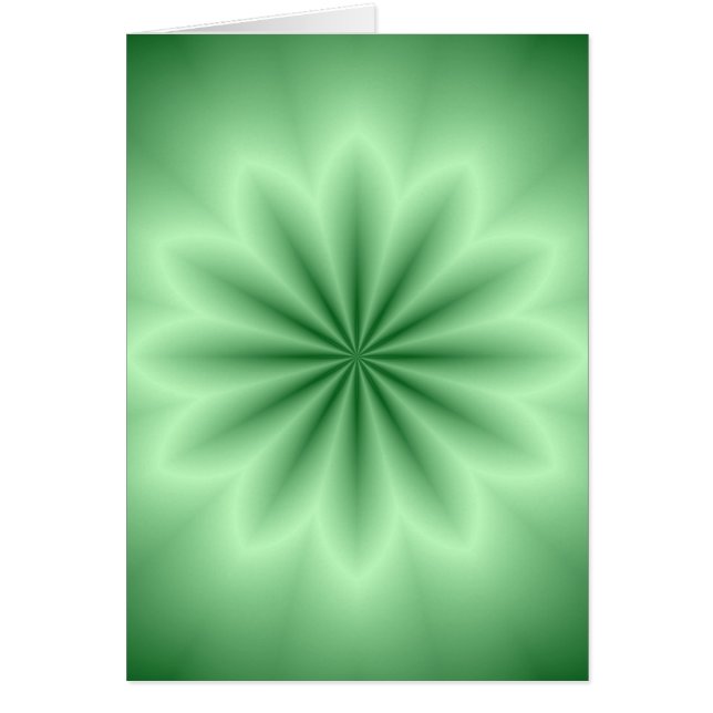 Étoile Abstraite verte (Devant)