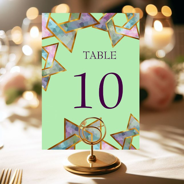 Étoile bat mitzvah de David Numéro de table (Créateur téléchargé)
