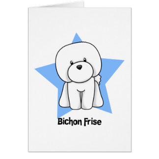 Étoile Bichon Frise de Kawaii