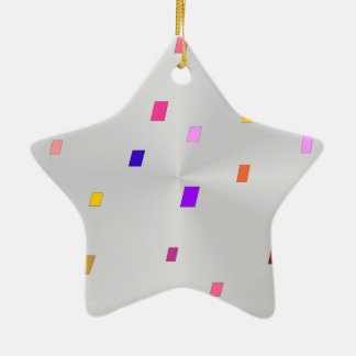 Étoile blanche brillante > Ornements de Noël à mot