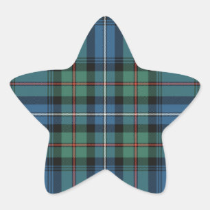 Étoile Clan Robertson Sticker Star Plaid
