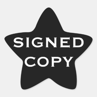 Étoile COPIE SIGNÉE Sticker Star Formé
