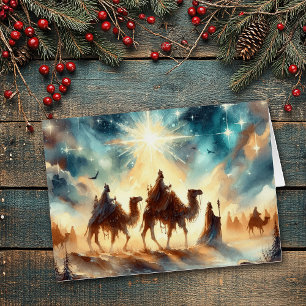 Étoile de Bethléem avec Magi après Noël