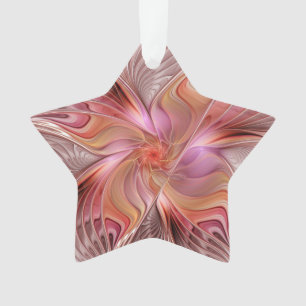 Étoile de l'art fractal de fantaisie de couleur d'