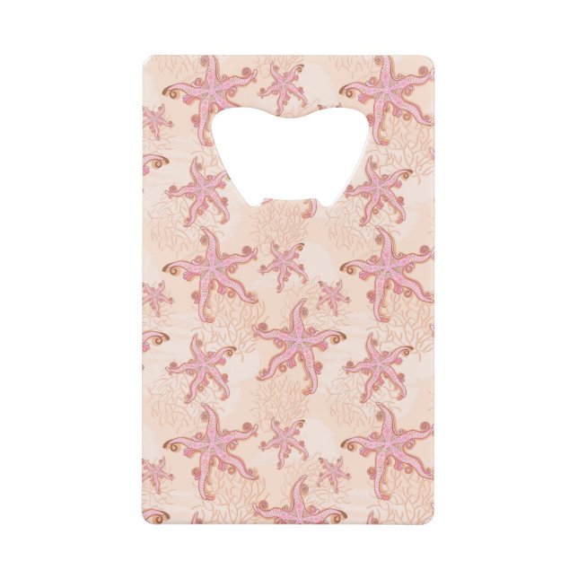 Étoile de mer et pastel rose corail (Devant)