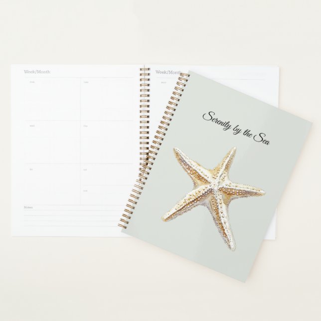 Étoile de mer Sérénité au bord de la mer (Devant avec enveloppe)