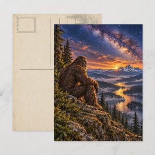 Étoile de montagne sous Bigfoot Carte postale